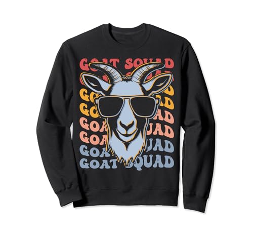 Goat Squad Groovy Goat Farmer Goat Squad Sudadera