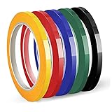 5 Rolls Art Thin Tape, Whiteboard Thin Tape, Artist Tape, Chart Tape, Dry Erase Board Tape, Graphic...