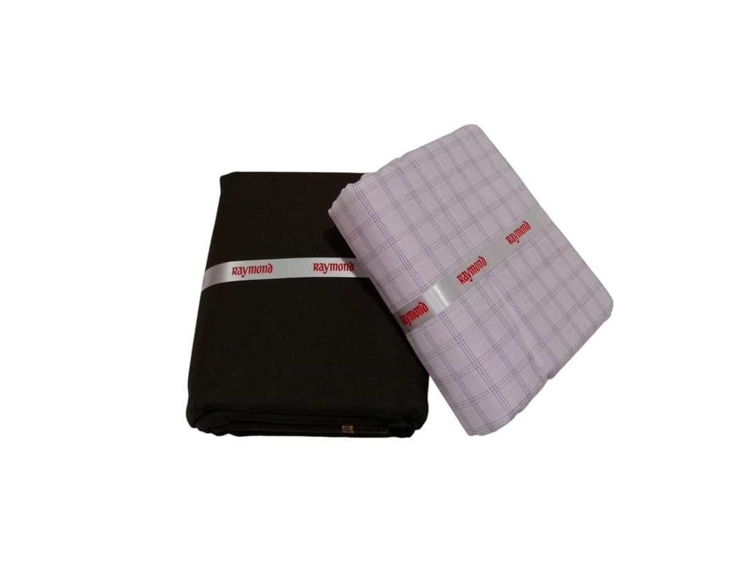 Men's Pure Cotton Shirt and Cotton Trouser Unstitched Fabric Set (Multicolour_Free Size) 321-image-43