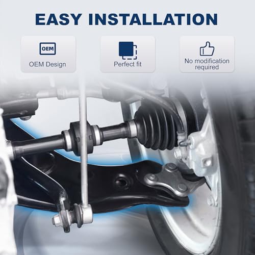Image of KUIPERAUTO 8PCS Front Suspension kit Lower Control Arm and Ball Joints Compatible with 2001-2006 Acura MDX Compatible with 2003-2008 Honda Pilot