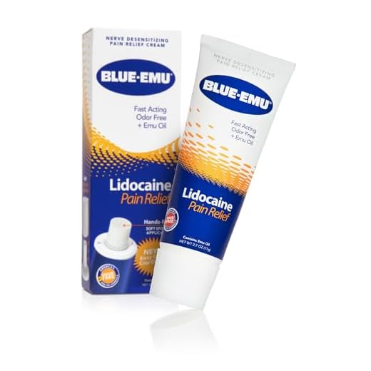 Blue Emu Lidocaine Numbing Cream Pain Relief, 2.7 oz (1 Pack)