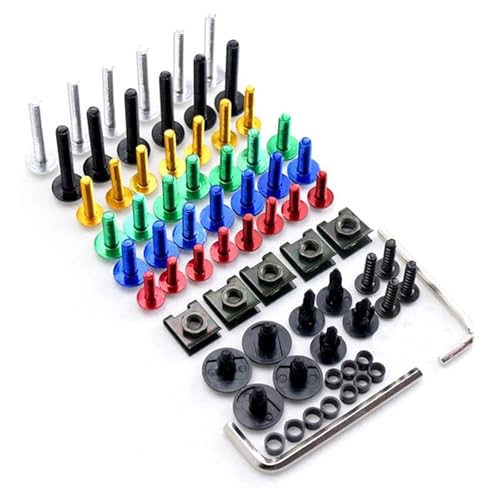FVNBBFD R4-195PCS �I�[�g�o�C�t�F�A�����O�{���g�X�N�����[�L�b�g �K��Ducati Panigale/Corse/Supersport 1000 2007+ �Ή�