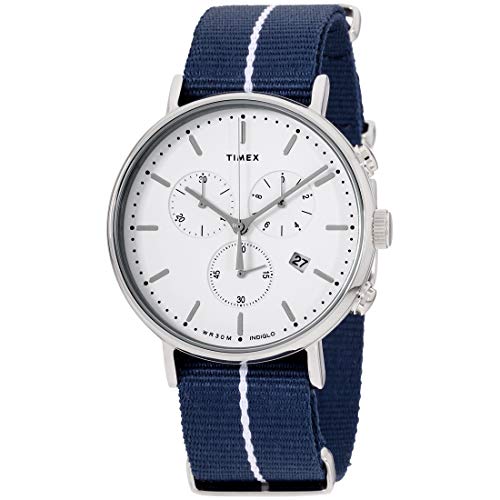Timex Weekender Fairfield Quartz Movement White Dial Men's Watch TW2R27000 Timex Weekender Fairfield Quartz Movement White Dial Men's Watch TW2R27000
