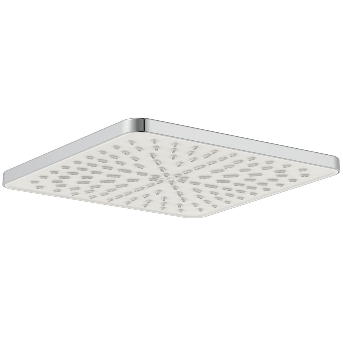 Ideal Standard Idealrain ducha de techo 260x260 mm – Cromo | Cabezal de ducha tipo lluvia con limitador de caudal a 12 l/min (a 3 bar), boquillas EasyClean, conexión universal, BE220AA