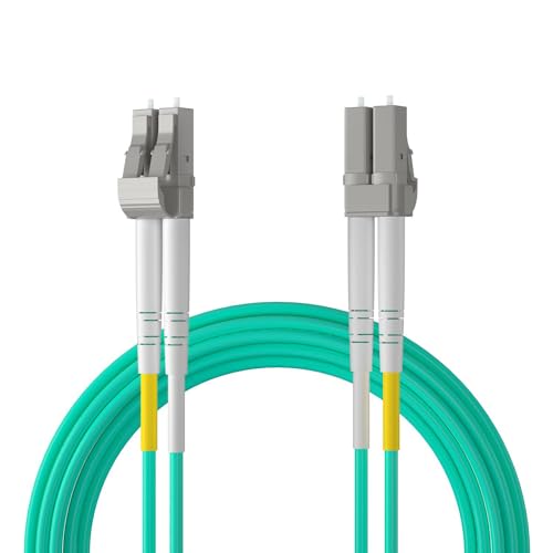 Image of 10Gtek Fiber Patch Cable - ๐๐ ๐๐ผ ๐๐ ๐ข๐ ๐ฏ 10Gb /Gigabit Multi-Mode Jumper Duplex 50 /125ฮผm LSZH Fiber Optic Cord for SFP Transceiver, Aqua, 70-Meter(230ft)