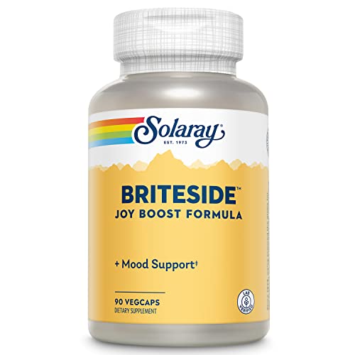 Image of SOLARAY BriteSide - 90 Vegetarian Capsules - with St. Johns Wort, DL-Phenylalanine (DLPA), L-Dopa, GABA & Lithium