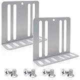2PCS Car Double DIN Installation Kit Metal Car Stereo Mounting Brackets with Screws, Fit for Radio/DVD Player...