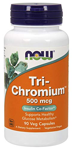 NOW FOODS Trichromium 500mcg + Cinnamon, 90 CT