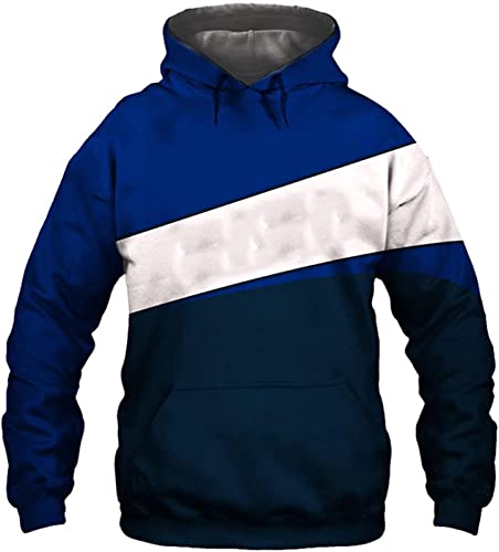 KARISI Nouveau sweat-shirt unisexe 3D à impression numérique Vancouver League Canucks à capuche Sports Hockey sur glace Uniforme Team Sweat-shirt 3D (Taille : M)