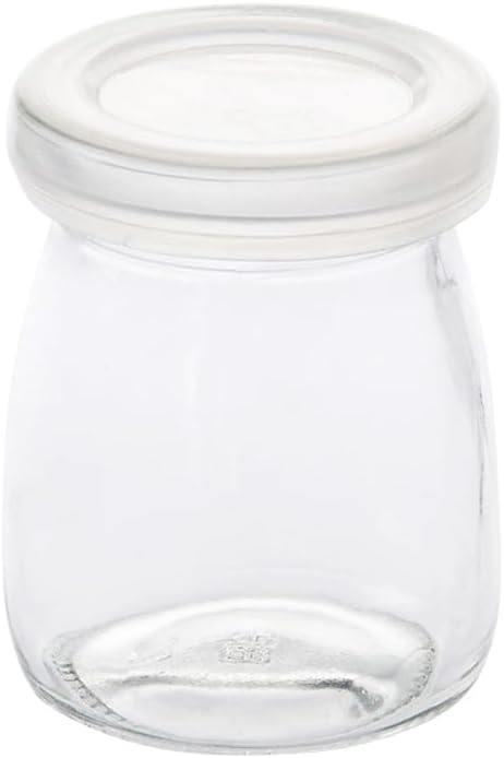 5Pcs 100Ml Baby Shower Favors Pudding Jars with Plastic Lids, White Gift Boxes for Candy, Chocolate, Crafts, and More - Ideal for Parties and Events