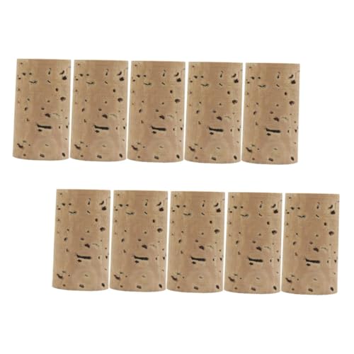 FUNOMOCYA Flute Headjoint Sealing Corks 10 Pcs Natural Cork Plugs for Flute Repair and Longevity