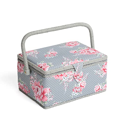Hobbygift Groves Sewing Box, Beautiful Bloom