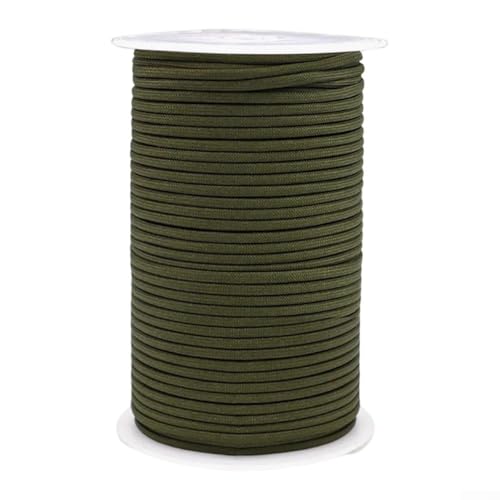 Cuerdas multiuso confiables, construcción robusta con una longitud de 100 m, perfectas para tus aventuras (verde)