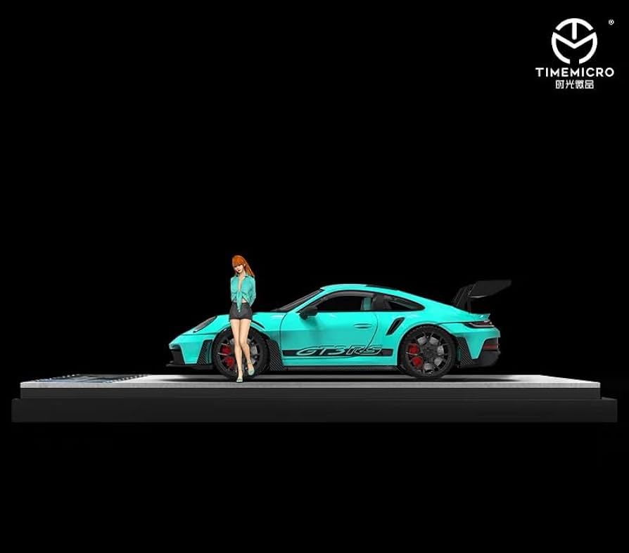 【新品】ポルシェ992 GT3 RS 1/64ミニカー フィギュア付き Amazon | 1/64 timemicro ポルシェ 992 GT3 RS ティファニー