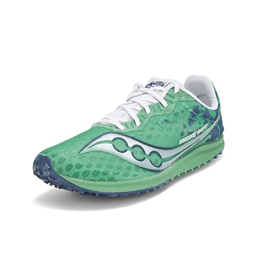 Saucony Men's Kilkenny XC 9 Cross Country Flat, Juniper/White, 9