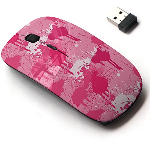 Souris sans fil 2,4 G mignonne et précise avec capteur nano USB