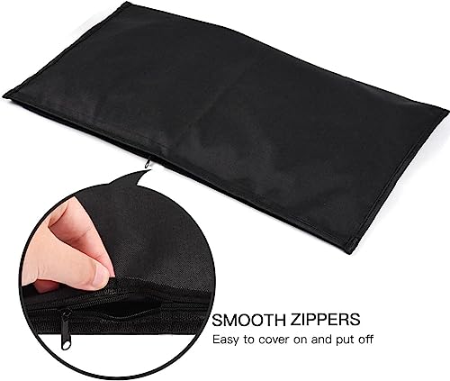 Image of Jesra Dust Productive Bag Case Sleeve Pouch for Universal Keyboard, Logitech /Razer /Das /Havit /Apple Magic Keyboard Protector, Wireless /Wire Computer /Gaming PC Keyboard Dust Cover-Black
