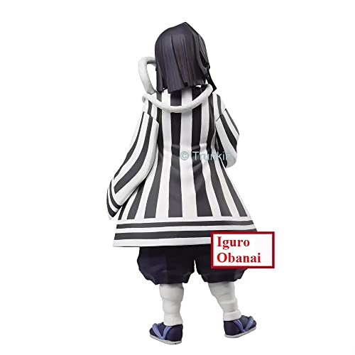 Image of Trunkin Rubber Demon Slayer Obanai Iguro Action Figure The Serpent Hashira Figurine Standie Collectible Figure Manga Weeb, 10 cm , 10 cm