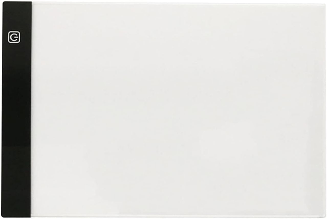 Beauenty Light Tracer Box, A4 Ultra-thin Portable LED Light Box, Stepless Dimming Dimmable Brightness Drawing Tracer, No Scale Bright Plate, with USB Wire Table Painting Tracing Pad Copy Board