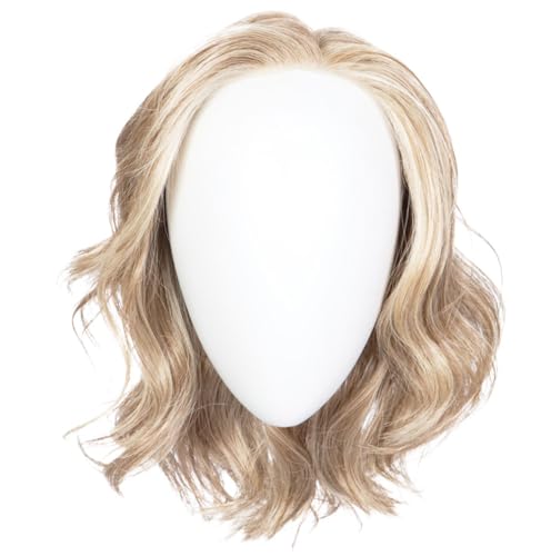 Raquel Welch Director's Pick Should Length Layered Wig With Hand Tied Base by Hairuwear, Petite Average Cap, RL16/22 Iced Sweet Cream