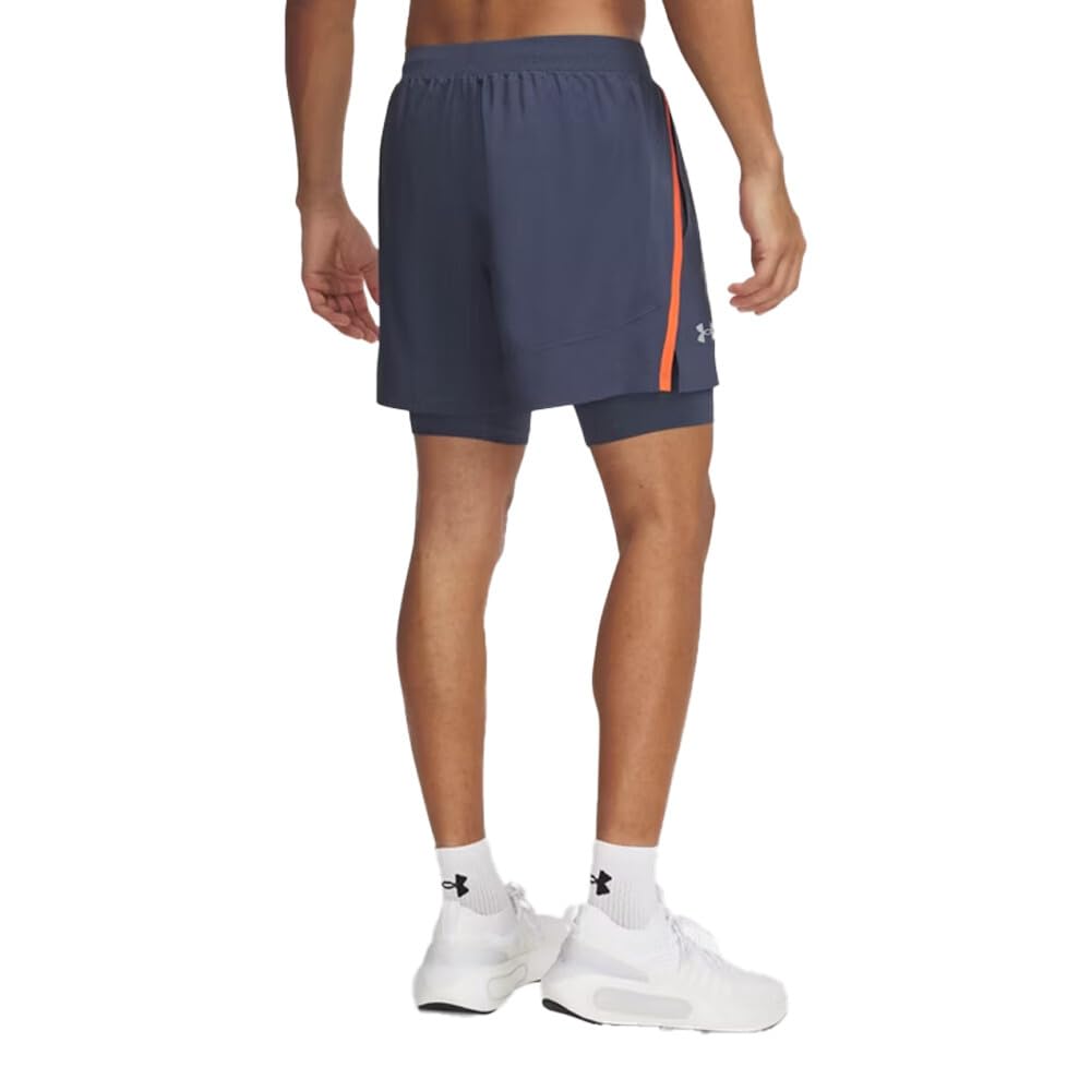 Under Armour - Pantaloncini 2 in 1 Launch Run 5", Pantaloncini Uomo