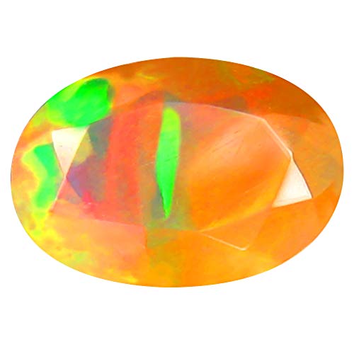 Opale arc-en-ciel éthiopienne 1.19 ct AAA+ évitez les contrefaçons avec cette vraie gemme