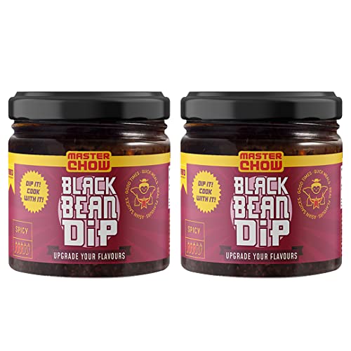 Image of MasterChow Black Bean Dip Pack of 2 | Dipping Sauce | Fermented Black Bean Sauce | Ready-to-Eat | Serves 4-5 (200g)