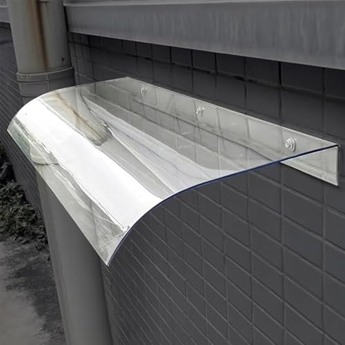 Auvent de porte en polycarbonate de qualité supérieure finition mate - 2