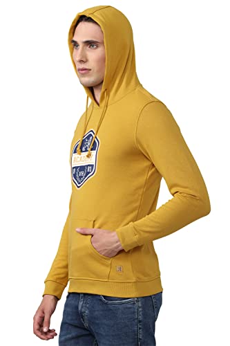 Image of Van Heusen Cotton Blend Hooded Neck Men Sweatshirt