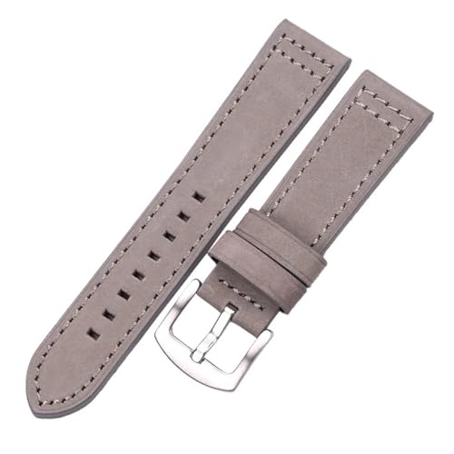 Correa de reloj de piel de vaca negra con acabado artesanal premium