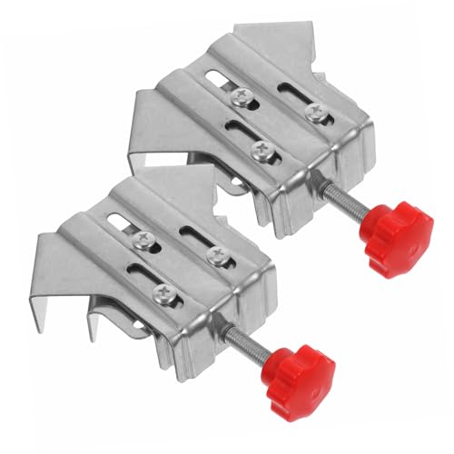 NAMOARLY Stainless Steel 90 Degree Right Angle Clamp Kit Woodworking Fishing Tank Picture Frame Hand Tool Set