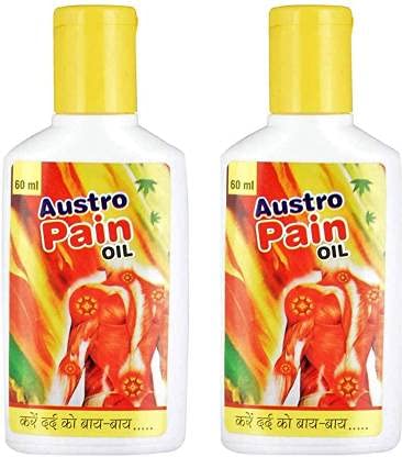 Austro Labs Austro Pain Oil - 60 ml x 2 Pack (120 ml)