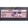 Honkai Elysia Keycaps, 108 + 27 Backlit keycap Set, 5-Side Dye-Sublimation PBT Keycaps, Cherry Profile Custom Keycaps for DIY Cherry MX Mechanical Gaming Keyboards