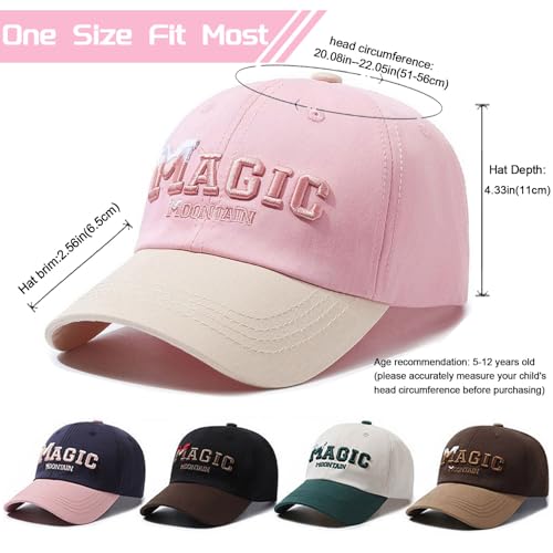 Girls Baseball Hat Toddler Kids Baseball hat for Kids Boys Dinosaur hat Adjustable Girl Snapback Sun Hats2