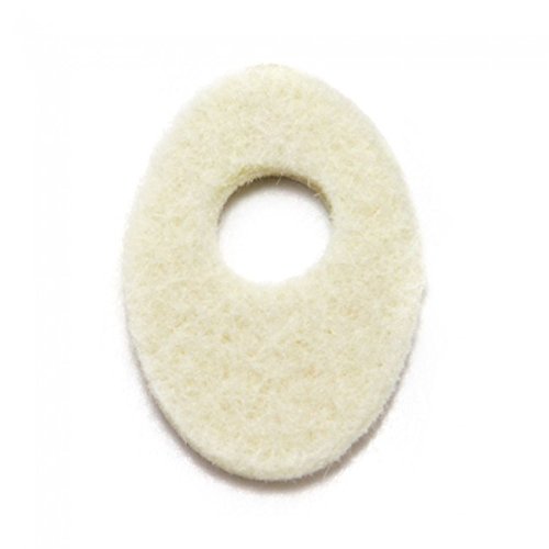 Large Corn Pads, 100 Pack, Felt 1/8" Hammertoe/Small Callus Cushions