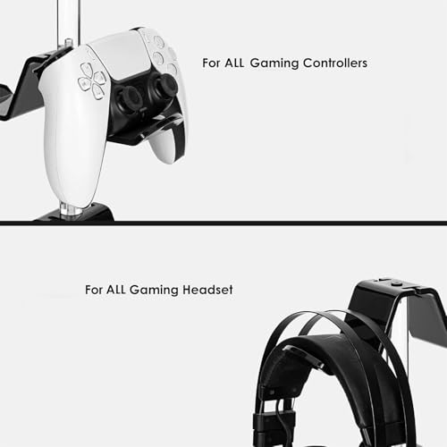 Soporte acrílico para controlador de juegos解决桌面混乱的3层耳机架 6