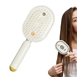 Damen Haarbürsten Für Haar,Vibrationsmassage beim Bürsten | Ausgestattet Rotes Licht Elektrische Luftkissenmassage | Für Frauen Und Mädchen Home Spa Pflege Styling Und Entwirren
