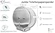 Blanc HYGIENIC Jumbo Toilettenpapier-Spender Maxi – Toilettenpapierhalter für Wandmontage, Klopapierhalter für Rollen bis zu Ø max. 266 mm, Edelstahl matt