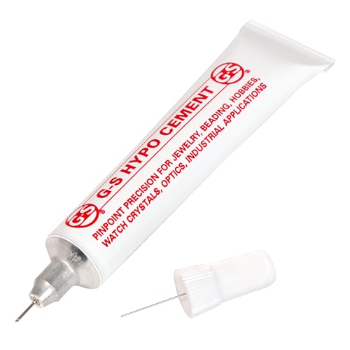 The Beadsmith Clear Precision Cement Adhesive Glue