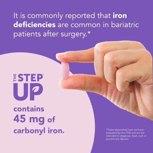 Barimelts The Step Up Once Daily Bariatric Multivitamin With Iron - 2 Month Supply (60 Caplets) - Post-Op Bariatric Vitamins For Women​ #TOP3