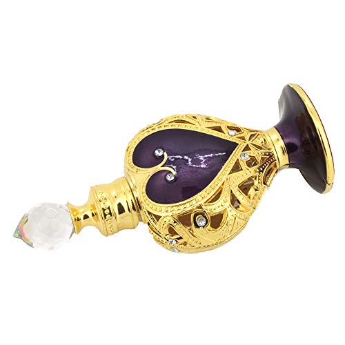 Flacon de parfum vide rechargeable cœur violet anti-fuite M