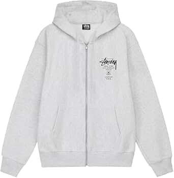 Stüssy World tour Zip Hoodie ジップパーカー 黒 ☆送料・関税込☆STUSSY☆WORLD TOUR ZIP HOODIE☆BLACK☆ (STUSSY
