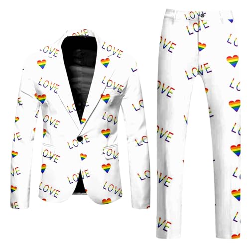 Costume arc-en-ciel homme pour briser la monotonie des soirées