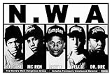 NWA Poster, The Worlds Most Dangerous Group, Rap Music, Rappers, Compton, California, Art Print