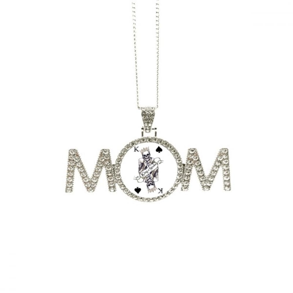 Collier M ustensiles de jeu motif cartes à jouer pour maman - 4