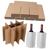 WEKAMOS Kit de Embalaje con Divisores de Cartón y Bolsas de Espuma para Protección de Vajilla y Cristalería Incluye Separadores Insertos Espuma Accesorios para Cajas de Mudanza