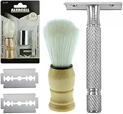 Kit Aparelho de Barbear c/Pincel Aparelho e Lâmina - 131706