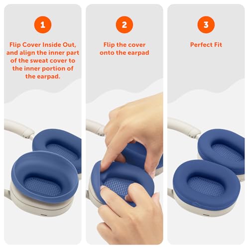 Image of WC SweatZ XM5 - Patented Earpad Sweat Covers for Sony WH1000XM5
