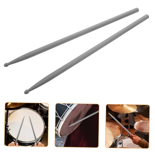 Baquetas Levemolo de fibra de carbono, 1 par, para jazz y actuaciones en escenario, ligeras, portátiles, con agarre cómodo, ideales para principiantes y práctica de batería miniatura 7