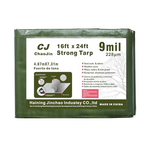ChaoJin Tarp Waterproof Heavy Duty Tarp …